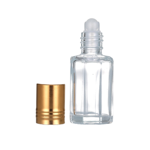 <b>Small</b> 3ml 6ml 9ml 12ml Octagonal Borosilicate Glass Perfume <b>Bottle</b> with Roll Cap Pump Sprayer Lid Dropper for Perfume Packaging - Product Image 5