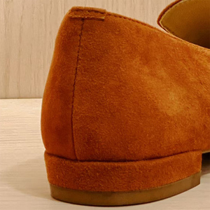 أحذية نسائية مسطحة من الجلد بتصميم كلاسيكي عصري مريح بمقدمة مربعة وبدون رباط من Peninsula Fashion بالجملة - Product Image 4