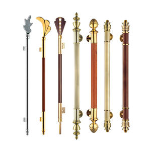 Manija de Puerta de Entrada Grande Dorada Personalizada en Oferta y Manija de Puerta Corredera de Vidrio para Puertas Interiores - Product Image 1