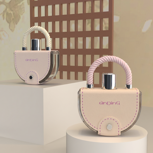 Flacone di Profumo Vuoto in Vetro <span class=keywords><strong>da</strong></span> 100ml, Design di Lusso a Forma di Borsa, Elegante e Unico, Personalizzabile - Product Image 1