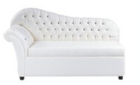 Nuevo modelo de sofá cama blanco con mechones