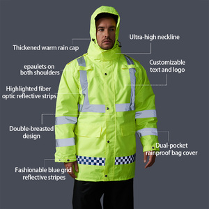 Quần áo bảo hộ lao động, Quần áo thể thao nam phản quang an toàn, Quần áo bảo hộ lao động ấm áp và an toàn, Áo khoác đồng phục - Product Image 3