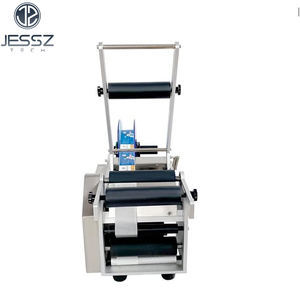 MT-50 Máy tính để bàn Sticker bán tự động nhỏ vòng lọ thủy tinh chai nhựa dính nhãn bán tự động máy dán nhãn - Product Image 5