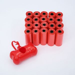 Sacs écologiques en plastique pour déjections canines, 20 rouleaux avec distributeur portable, vente en gros OEM/ODM - Product Image 2