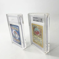 Support de Présentation pour Cartes Pokémon et Cartes de Sport Gradées en Acrylique (35PT, 55PT) – Étui de Protection Ultrasonique