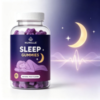 Gummies de sommeil sans mélatonine à marque privée OEM ODM L-Théanine Camomille Apaisant et Reposant Gommes aux fruits naturels 60 unités Fabricant