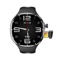 Jam Tangan Pintar M100 4G Android Smartwatch AMOLED 32GB Reloj Inteligente GPS NFC WiFi Kamera 5MP 1350mAh Nano SIM untuk Pria