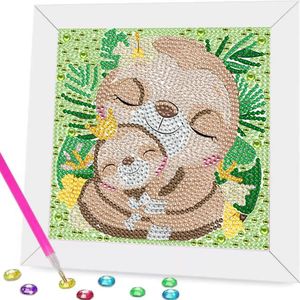 ชุดภาพ5D ติดเพชรแบบทำมือของขวัญสุดสร้างสรรค์สำหรับเด็กและพ่อแม่ทำโมเสคลำหรับเด็ก - Product Image 5