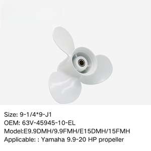9-1/4*9-J1 Propeller Yama <span class=keywords><strong>ha</strong></span> 9,9 PS 15 PS 2-Takt ersetzt 683-45945-00-EL 63V-45945-10-EL Marine Außenborder Teile - Product Image 2