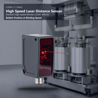 Capteur de distance laser ODS10 DTOF 1000Hz IP65 pour bobineur à grande vitesse, détection de position de bobine à vitesse d'enroulement variable, fabricant sur mesure
