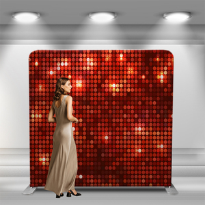 <span class=keywords><strong>Backdrop</strong></span> Foto Booth Kain Tension Cetak Kustom Dua Sisi 8x8, Pemasangan Cepat, untuk Fotografi Acara - Product Image 6