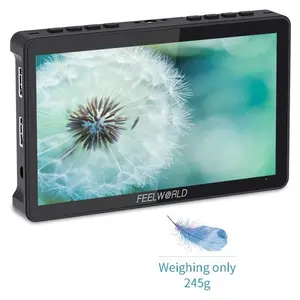 FEEL WORLD F5 Pro V4 6-Zoll-Touchscreen-DSLR-Kamera-Feldmonitor 3D LUT 4K HDM 1920x1080 450Nits HDM-Kamera-Feld monitor