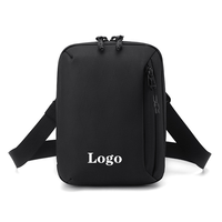 Sac de poitrine décontracté pour homme en nylon, ultra-léger, imperméable, avec fermeture éclair, multifonctionnel, pour outils, avec logo personnalisé