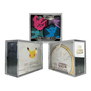 Pokemon <span class=keywords><strong>Célébrations</strong></span> 25e Anniversaire Prime Box Protecteur Booster Elite Trainer Box Étui Acrylique - Product Image 4