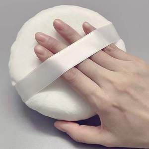 Bouffée de poudre en vrac Extra Large 13cm, ronde et moelleuse pour maquillage du corps et du visage de bébé, grande houppette de poudre à main - Product Image 6