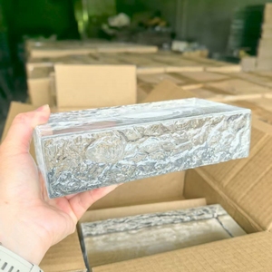 Patrón ICY 50/100/200 Conde Bloque de vidrio sólido de fusión en caliente de doble cara <span class=keywords><strong>Ladrillos</strong></span> <span class=keywords><strong>transparentes</strong></span> de construcción <span class=keywords><strong>transparentes</strong></span> <span class=keywords><strong>para</strong></span> manualidades Artesanías de cristal - Product Image 4