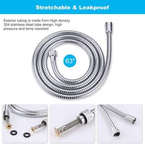 Manguera de Ducha Manual de Acero Inoxidable Moderna de 1.5M/2M con 1 Año de Garantía, Diseño Flexible para una Instalación Óptima en Villas - Product Image 2