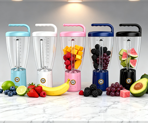 Blender USB portable, machine à jus, mini-blender, blender à fruits alimenté par batterie, blender personnel, mixeur - Product Image 6