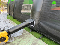 Arène de paintball gonflable de haute qualité, vente chaude, dôme portable, tente de paintball