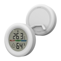 Higrometer Digital termometer ruangan, alat pengukur kelembapan dan suhu ruangan