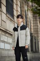 Veste matelassée courte pour homme et femme avec logo personnalisé, fermeture éclair, épaisse, respirante, décontractée