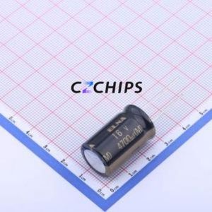 RA3-16V472MJ6 #   ตัวเก็บประจุแบบอิเล็กโทรไลต์อะลูมิเนียมแบบ Through-Hole, ขนาด D16xL25 มม. ความจุ 4700uF 20% แรงดัน 16V กระแสไฟ 2.1A ความถี่ 2.1-120kHz - Product Image 1