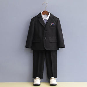 Costume <span class=keywords><strong>de</strong></span> mariage floral pour enfants, printemps et automne, pour garçons, costume <span class=keywords><strong>de</strong></span> <span class=keywords><strong>porteur</strong></span> d'alliances, costume <span class=keywords><strong>de</strong></span> performance <span class=keywords><strong>de</strong></span> <span class=keywords><strong>piano</strong></span>, vente en gros - Product Image 4