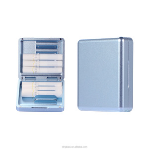 Từ Lật Bìa Mini Hợp Kim Nhôm Chất Liệu Hộp 10Pcs Ngắn Thuốc Lá Chủ Tâm Thần Trường Hợp - Product Image 3