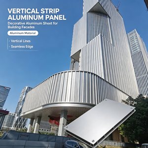 Panel de Revestimiento de Fachada de Aluminio Contemporáneo, Anodizado y Anticorrosión, para Torres de Oficinas de Gran Altura - Product Image 3