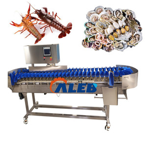 Trieuse industrielle de poids d'huîtres de fruits de <span class=keywords><strong>mer</strong></span> de poissons classifieuse de concombre de <span class=keywords><strong>mer</strong></span> d'écrevisses de crevettes - Product Image 1