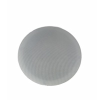Haut-parleur de plafond audio PA miniature extérieur de haute qualité, design compact, 8Ω 6W, pour systèmes de sonorisation