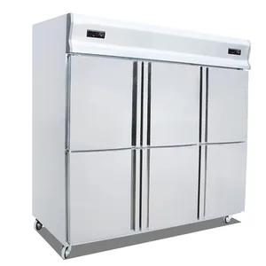 冷凍庫3ドア Suppliers-0〜-18 C業務用冷凍庫3ビッグドア縦型キッチン冷凍庫クーラー冷蔵庫