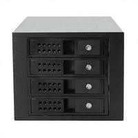 Boîtier de serveur NAS Mini-ITX 2U horizontal à montage en rack, 3 baies, avec ventilateur modulaire pour 3 disques durs 3,5 pouces et 2 lecteurs de CD 5,25 pouces, en stock