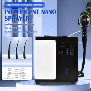 R Nano Mist Cheveux Soins Vapeur Machine Salon De Coiffure Vapeur Pistolet Bleu Lumière Négative <span class=keywords><strong>Ion</strong></span> Micro Brume Machine Nano Pistolet À Vapeur - Product Image 3