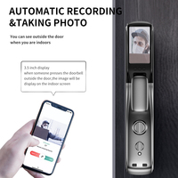 Serrure de porte intelligente SMARTEK I10 avec reconnaissance faciale 3D, fermeture automatique, empreinte digitale, caméra numérique, application Tuya, Wi-Fi, scanner oculaire