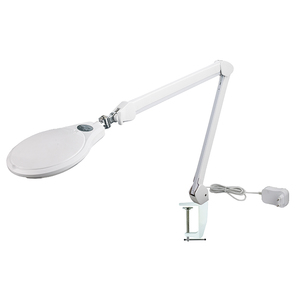 โคมไฟตั้งพื้น LED ปรับระดับได้ สำหรับต่อขนตา โคมไฟเสริมความงาม พร้อมแว่นขยายผิวหน้า ไฟ LED - Product Image 1