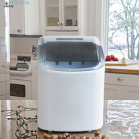Machine à glaçons automatique intelligente portable pour la maison et les cafés, optimisée pour la production de glace