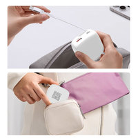 Chargeur rapide 65W avec câble rétractable, prise pliable, ports USB-A et USB-C, câble USB-C pour tablette, ordinateur portable, smartphone
