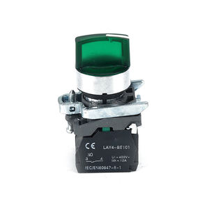Interruptor de Botón de Aluminio IP65 10A 1NO Tipo Selector para Electrodomésticos y Selección de Modo en Maquinaria - Product Image 2