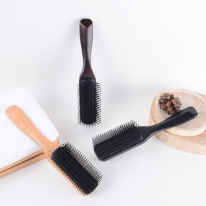 Coussin d'air détachable 9 rangées amovible droite large dent douche cheveux bouclés peigne <span class=keywords><strong>Denman</strong></span> <span class=keywords><strong>brosse</strong></span> - Product Image 6