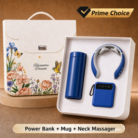 Coffret Cadeau Exécutif : Mug à Café, Masseur Cervical, Batterie Externe – Logo Personnalisé, Vente en Gros, Cadeau Client, OEM, Livraison Rapide, Assurance Commerciale
