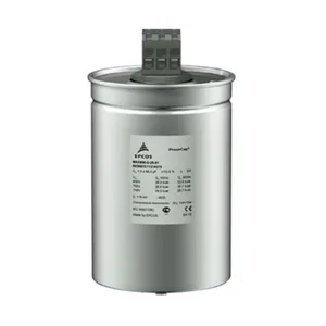 B25667C3497A375 फिल्म Capacitors 165uF 10% 3.23mOhms 400VAC 25kvar शक्ति कारक सुधार के लिए