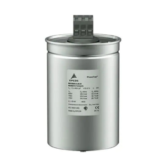 B25667C3497A375 Film Capacitors 165uF 10% 3.23mOhms 400VAC 25kvar For Power Factor Correction