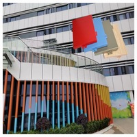 Revêtement mural de façade en acier sculpté 3D en alliage d'aluminium au design moderne Panneaux décoratifs pour hôtel Mur rideau ignifuge