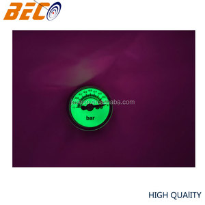 Beco 25mm 1 इंच छोटी वैक्यूम दबाव नापने का यंत्र, अंधेरे में चमक वैक्यूम गेज, दबाव नापने का यंत्र - Product Image 6