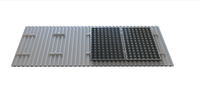 SOEASY Pemasangan Mudah 5KW 10KW 15KW Braket Pemasangan Rel Surya Aluminium Atap Logam Panel Surya Profil Aluminium Rel Mini