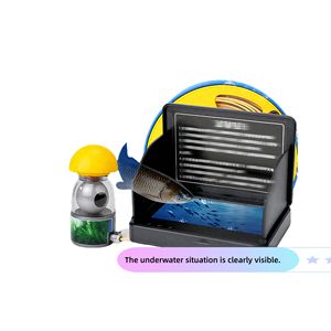 Caméra sous-marine 360° pour la pêche, 5 pouces, étanche IP68, 20m, <span class=keywords><strong>en</strong></span> plastique écologique, avec <span class=keywords><strong>sondeur</strong></span> de profondeur et fonction de leurre - Product Image 3
