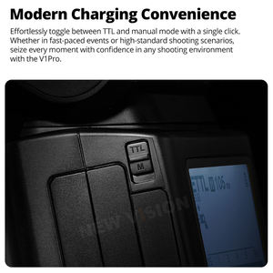 <span class=keywords><strong>Flash</strong></span> professionnel Godox V1Pro N V1 <span class=keywords><strong>Pro</strong></span> TTL Li-ion à tête ronde, transmission sans fil, pour NIKON - Product Image 4