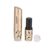 Emballage de tube à rouge à lèvres de luxe, conteneurs vides pour échantillons de gloss à lèvres carrés rouge rose, conception personnalisée OEM de luxe, nouveau MOQ bas