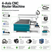 Factory Manufacturer 1325 Multifunctional CNC Woodworking Router, 3.7kW Spindle, DSP Control System for MDF Cutting